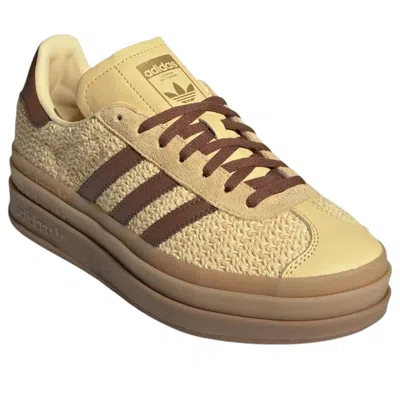 Adidas Originals (wmns) Adidas Gazelle Bold 'orange Tint Preloved Brown' In Neutral