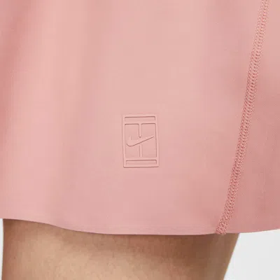 Nike (wmns)  Court Advantage Dri-fit Short Tennis Skirt 'red Stardust' In Pink