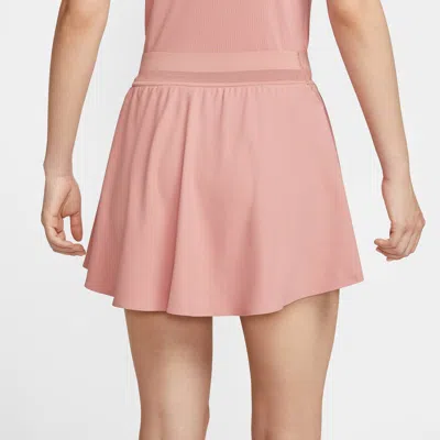 Nike (wmns)  Court Advantage Dri-fit Short Tennis Skirt 'red Stardust' In Pink