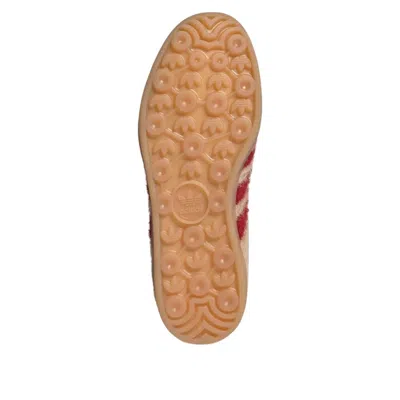 Adidas Originals (wmns) Adidas Gazelle Indoor Furry 'tan Red' In Neutral