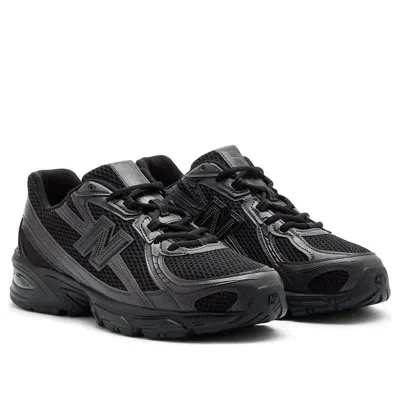 New Balance Mens Black Mono 740 V2 Branded Mesh Low-top Trainers