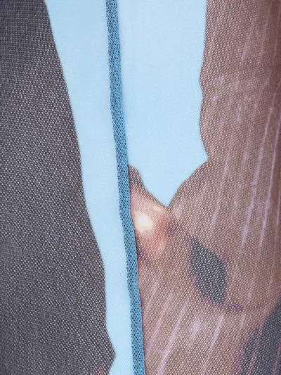 Jean Paul Gaultier Reedition Tennis Costume Sheer Print Trousers In Multi