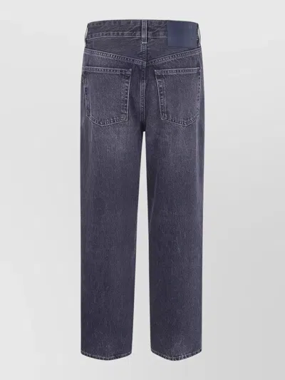 Haikure Betty Straight Leg Denim Trousers Five Pocket In Gray