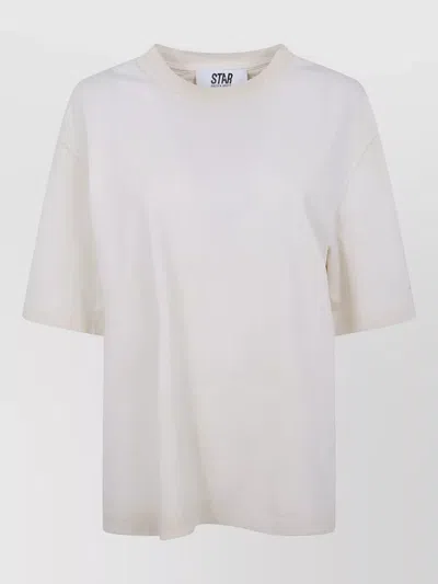 Golden Goose Star Unisex Relaxed Fit Jersey T Shirt In White