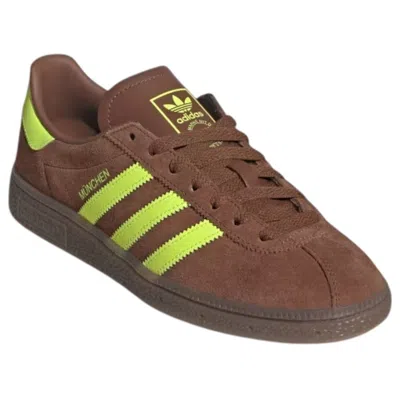 Adidas Originals (wmns) Adidas Muenchen 'preloved Brown Solar Yellow Gum'