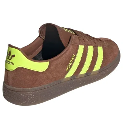 Adidas Originals (wmns) Adidas Muenchen 'preloved Brown Solar Yellow Gum'