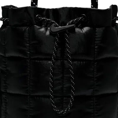 Nike Sportswear Puffle Tiny Tote (3l) In Black