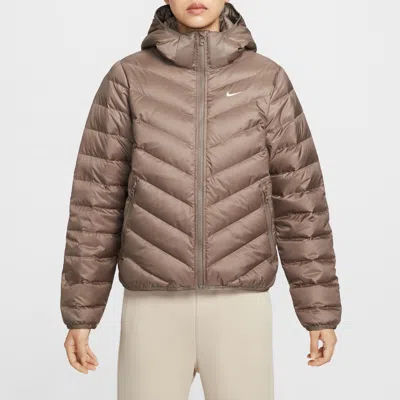 Nike (wmns)  Sportswear Windpuffer Therma-fit Hooded Puffer 'mink Brown'