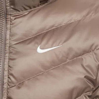 Nike (wmns)  Sportswear Windpuffer Therma-fit Hooded Puffer 'mink Brown'