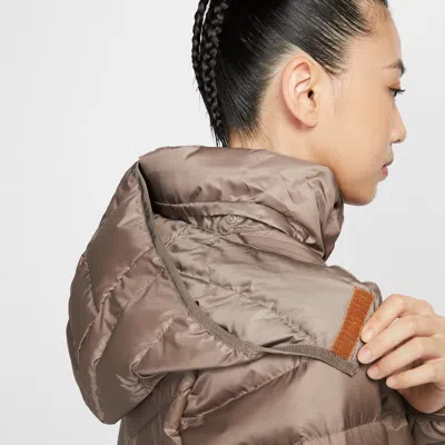 Nike (wmns)  Sportswear Windpuffer Therma-fit Hooded Puffer 'mink Brown'