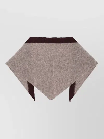 Margaret Howell Rectangular Two Tone Soft Texture Scarf