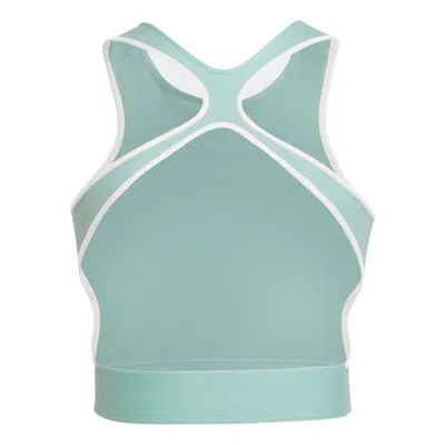 Adidas Originals (wmns) Adidas By Stella Mccartney Truepace Running Crop Top 'green'