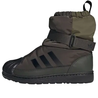Adidas Originals (ps) Superstar 360 Boots 'shadow Olive Core Black' In ...