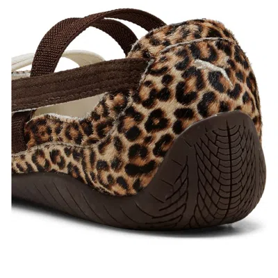 Puma Speedcat Genuine Calf Hair Ballet Sneaker In Animal Print