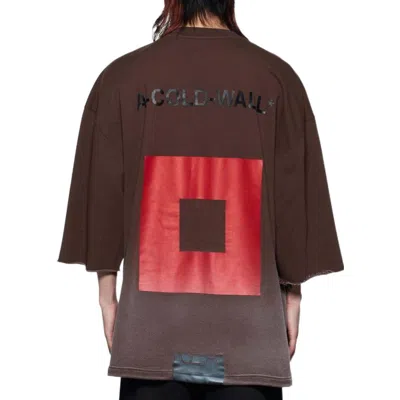 A-cold-wall* No Display Oversized T-shirt 'brown'