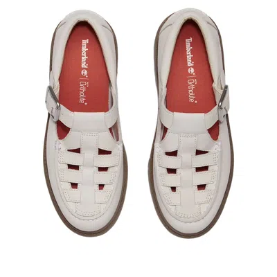 Timberland (wmns)  Stone Street Platform Buckle 'beige Natural Nubuck' In White