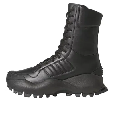 Adidas Originals X Willy Chavarria Forum Stripe Boots In Black