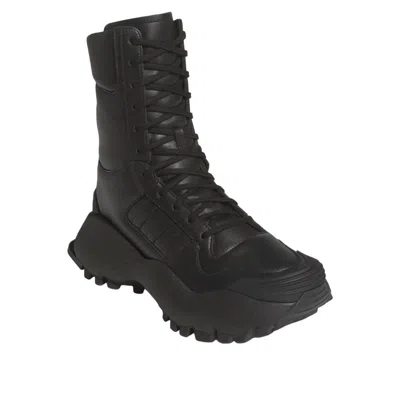 Adidas Originals X Willy Chavarria Forum Stripe Boots In Black