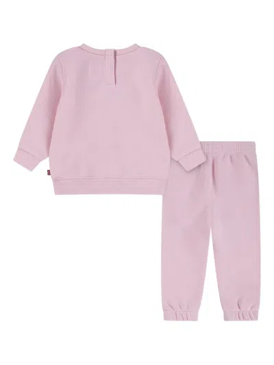 Levi's Logo-detail Tracksuit Set In Pink