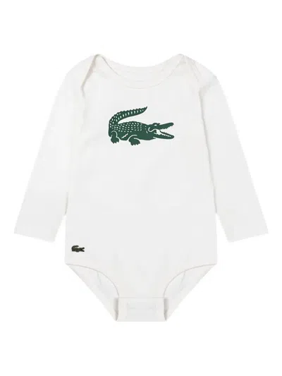 Lacoste Logo-detail Hooded Tracksuit Set In Multi