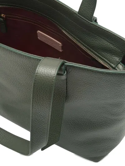 Coccinelle Malory Textured Tote Bag In Green