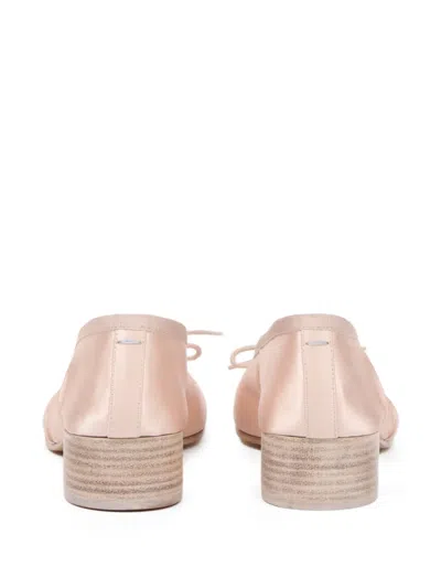 Maison Margiela 30mm Ballerina Pumps In Pink
