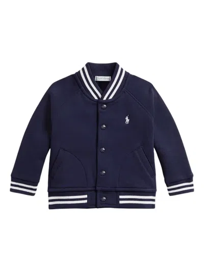 Polo Ralph Lauren Striped-trim Trouser Set In Blue