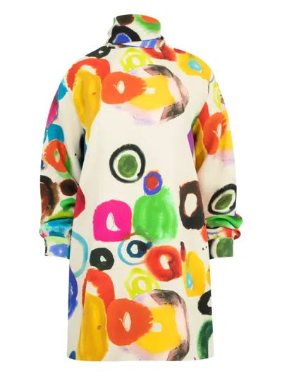 Libertine Jh Gouache Bianca Tunic In Multi