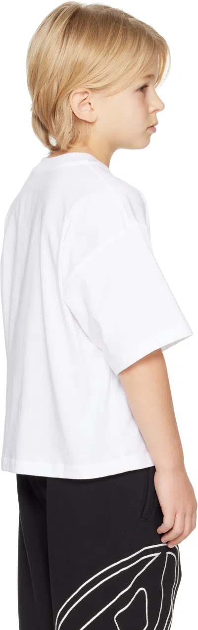 Diesel Kids White Tixan T-shirt In White