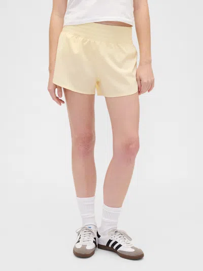 Gap Factory Gapfit 3" Mid Rise Runaround Shorts In Yellow