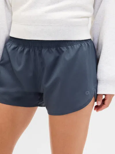 Gap Factory Gapfit 3" Mid Rise Runaround Shorts In Blue