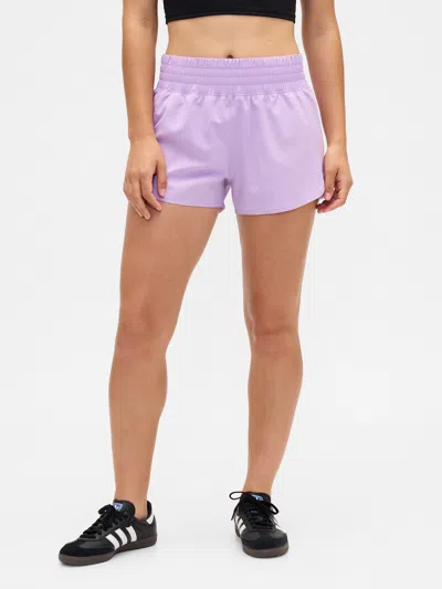 Gap Factory Gapfit 3" Mid Rise Runaround Shorts In Purple
