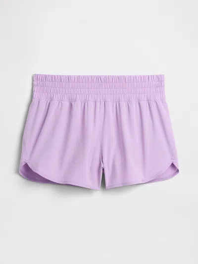 Gap Factory Gapfit 3" Mid Rise Runaround Shorts In Purple