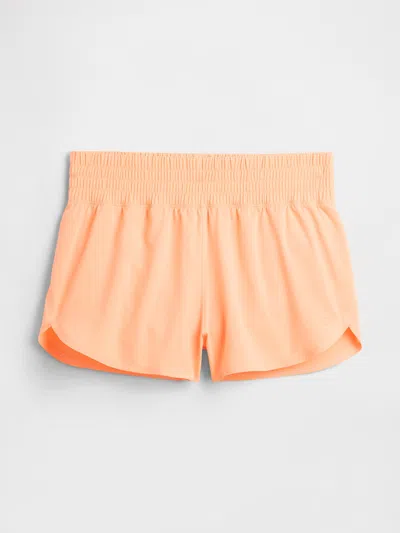 Gap Factory Gapfit 3" Mid Rise Runaround Shorts In Orange