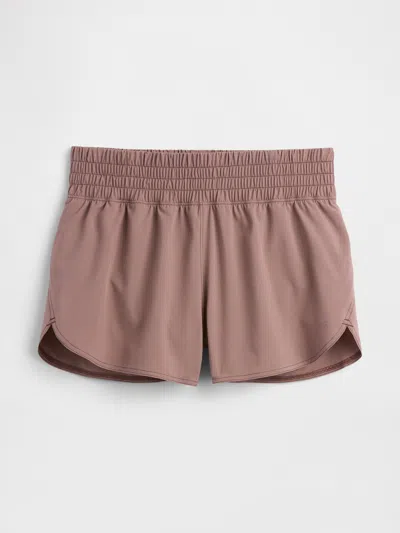 Gap Factory Gapfit 3" Mid Rise Runaround Shorts In Brown