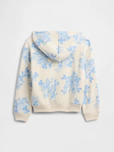 Gap Factory Kids Relaxed Gap Logo Hoodie In White