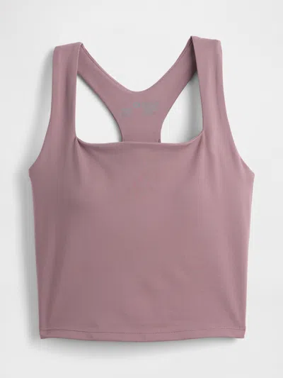 Gap Factory Gapfit Studio Recycled Squareneck Brami In Brown