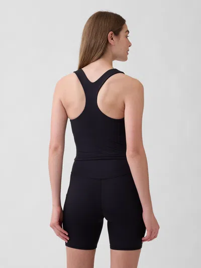Gap Factory Gapfit Studio Recycled Squareneck Brami In Black