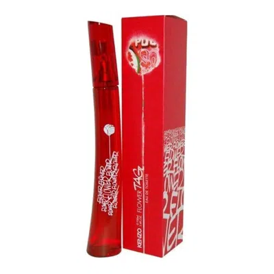 Kenzo Ladies Flower Tag Edt Spray 3.4 oz Fragrances 3352810257868 In Red