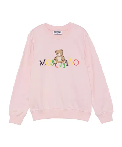 Moschino Teddy-print Sweatshirt In Multi