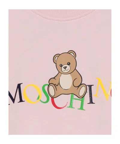 Moschino Teddy-print Sweatshirt In Multi