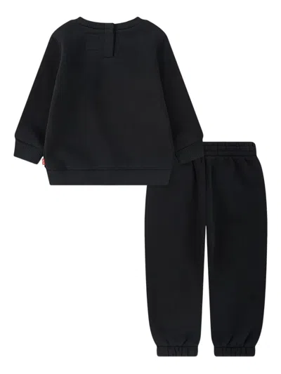Levi's Logo-patch Tracksuit Set In Black