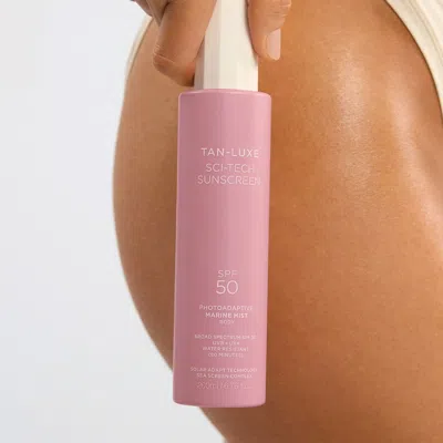 Tan-luxe Sci-tech Photoadaptive Marine Body Mist Spf 50 In Pink