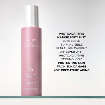 Tan-luxe Sci-tech Photoadaptive Marine Body Mist Spf 50 In Pink