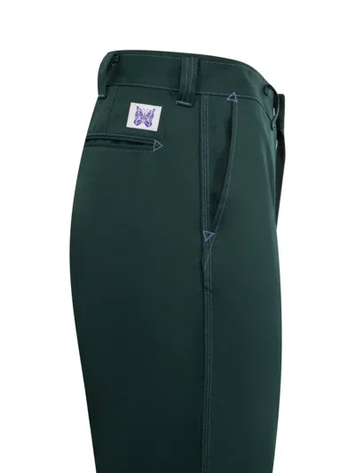 Needles Belt-loops Work Trousers In Green