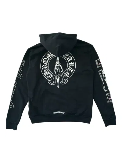 Chrome Hearts Deadly Doll Zip-up Hoodie In Black