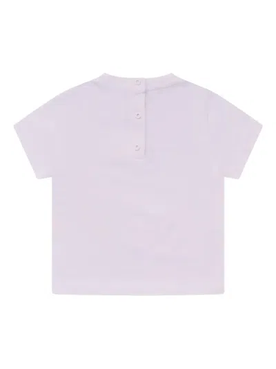 Fendi Logo-embossed T-shirt In White
