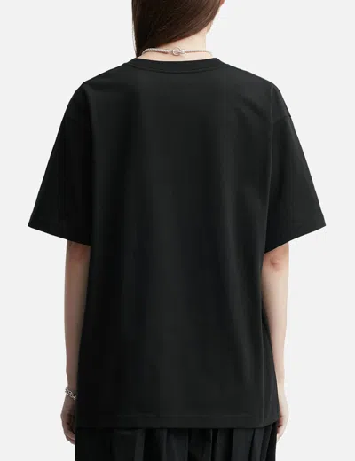 Kenzo Wild Tiger Motif Embroidered On The Chest Oversized T-shirt In Black