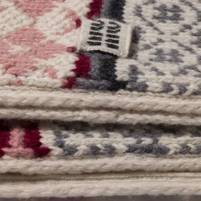 Miu Miu Wool And Cashmere Scarf In Multi