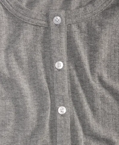 State Of Day Women's 3-piece Long-sleeve Cardigan, Top And Pants Pajama Set, Macy's Exclusive In Gray